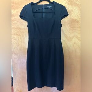 Cap Sleeve Black Dress Sloan Banana Republic